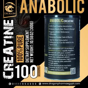 ANABOLIC Creatine Monohydrate 300 gm 100% pure - Image 3