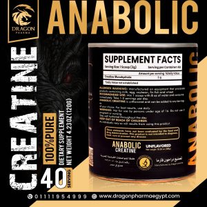 ANABOLIC Creatine Monohydrate 120 gm 100% pure - Image 3